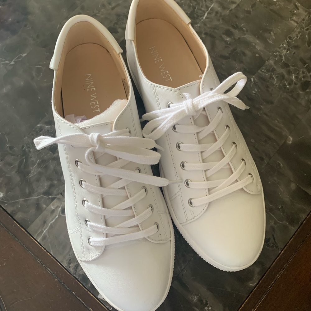 Nine West White Sneakers